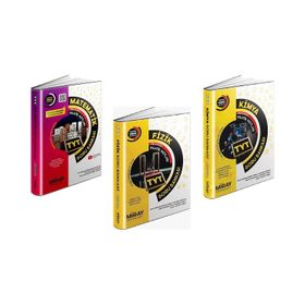 Miray 3 Kitap 2023 Tyt Matematik + Fizik + Kimya Soru Bankası Seti