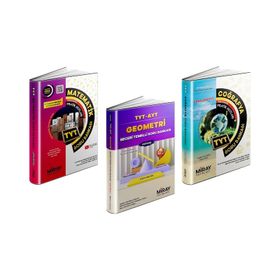 Miray 3 Kitap 2023 Tyt Matematik + Geometri + Coğrafya Soru Bankası Seti