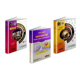 Miray 3 Kitap 2023 Tyt Matematik + Geometri + Türkçe Soru Bankası Seti