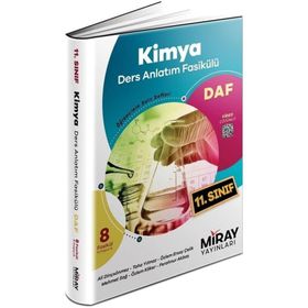 Miray Yayınları 11. Sınıf Kimya DAF Ders Anlatım Fasikülü
