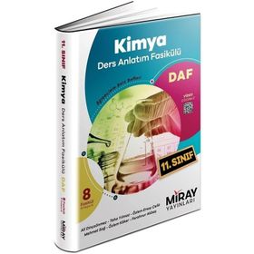 Miray Yayınları 11. Sınıf Kimya DAF Ders Anlatım Fasikülü