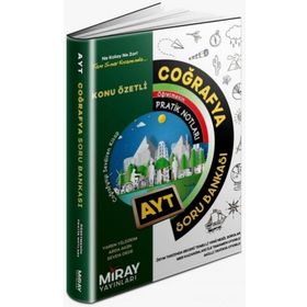 Miray Yayınları 2022 Ayt Coğrafya Soru Bankası