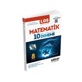 Miray Yayınları 8. Sınıf LGS 10 Deneme Matematik