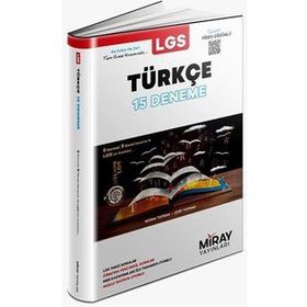 Miray Yayınları 8. Sınıf LGS Türkçe 15 Deneme