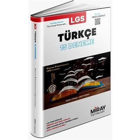 Miray Yayınları 8. Sınıf LGS Türkçe 15 Deneme
