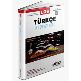 Miray Yayınları 8. Sınıf LGS Türkçe 15 Deneme