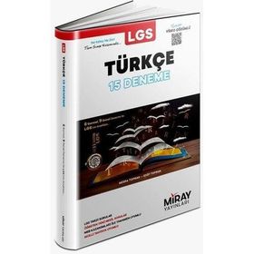 Miray Yayınları 8. Sınıf LGS Türkçe 15 Deneme