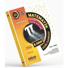 Miray Yayınları 8. Sınıf Matematik Soru Bankası
