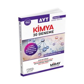 Miray Yayınları AYT Kimya 12 Nisan İlk Dönem 30 Deneme Sınavı
