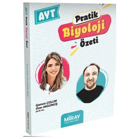 Miray Yayınları AYT Pratik Biyoloji Özeti Cep Kitabı
