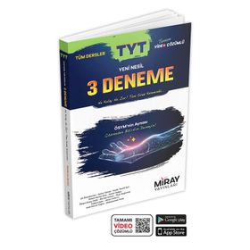 Miray Yayınları Tyt 3 Deneme