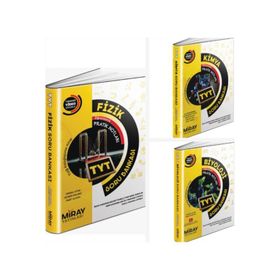 Miray Yayınları Tyt Biyoloji Fizik Kimya Soru Bankası Seti 3 Kitap