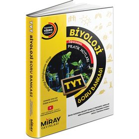 Miray Yayınları TYT Biyoloji Konu Özetli Soru Bankası Tamami Video Çözümlü
