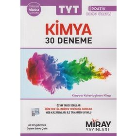 Miray Yayınları TYT Kimya 30 Deneme