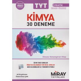 Miray Yayınları TYT Kimya 30 Deneme