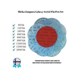 Mırka Epoksi Galaxy 9 Lu Zımpara Seti