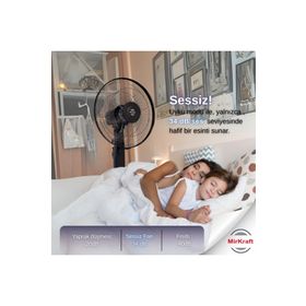 MirKraft FS-K40BR Stand Fan Vantilatör