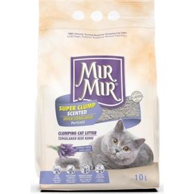 MırMır 10 lt Lavanta Kokulu İnce Topaklaşan Parfümlü Kedi Kumu