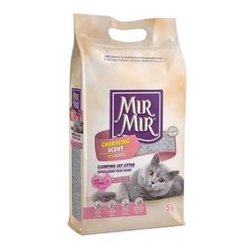 MırMır 5 lt Hoş Kokulu Pudralı Topaklanan Kedi Kumu