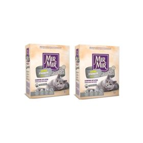 MırMır Aktif Karbonlu Bentonit Süper Topaklanan 2x5 lt Kedi Kumu