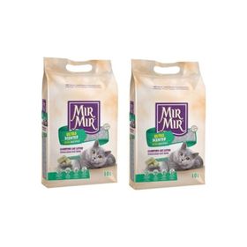 MırMır Bentonit Marsilya Sabunlu 2x10 lt Topaklanan Kedi Kumu