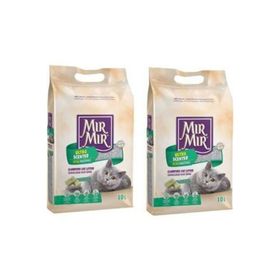 MırMır Bentonit Marsilya Sabunlu 2x10 lt Topaklanan Kedi Kumu