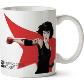 Mirrors Edge Transparent Baskılı Kupa Bardak