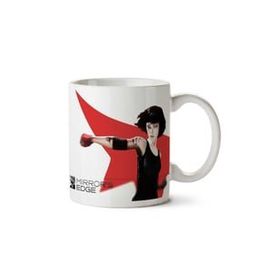 Mirrors Edge Transparent Baskılı Kupa Bardak