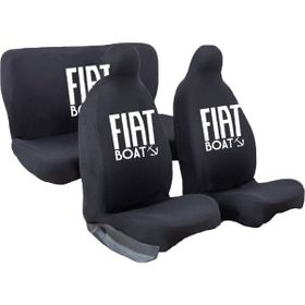 Mirsepet Fiat Uyumlu Doblo 4 Parça Takım Set Siyah Koltuk Koruyucu Penye