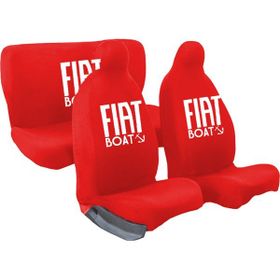 Mirsepet Fiat Uyumlu Siena Kırmızı 4 Parça Set Oto Koltuk Kılıfı
