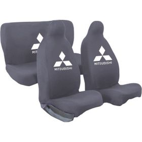 Mirsepet Mitsubishi Carisma 4 Parça Takım Set Gri Koltuk Koruyucu Penye