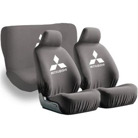 Mirsepet Mitsubishi Carisma 4 Parça Takım Set Gri Oto Koltuk Koruyucu