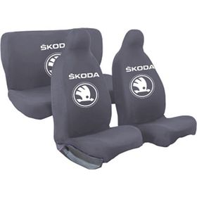 Mirsepet Skoda Fabia Gri 4 Parça Set Oto Koltuk Kılıfı