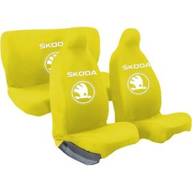Mirsepet Skoda Favorit Oto Koltuk Koruyucu Full Araç Set - Sarı