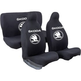 Mirsepet Skoda Forman Kumaş Siyah 4 Parça Set Oto Koltuk Kılıfı