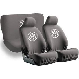 Mirsepet Volkswagen Uyumlu Amarok Gri 4 Parça Set Oto Koltuk Kılıfı