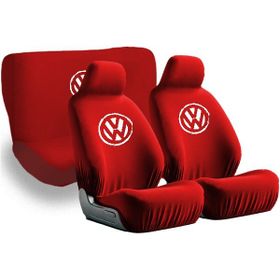 Mirsepet Volkswagen Uyumlu Amarok Kırmızı 4 Parça Set Oto Koltuk Kılıfı