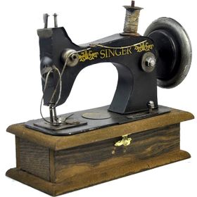 Misiny Dekoratif Büyük Boy Nostaljik Dikiş Makinesi Maketi