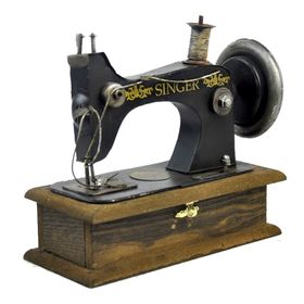 Misiny Dekoratif Büyük Boy Nostaljik Dikiş Makinesi Maketi