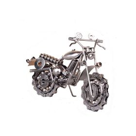 Misiny El Yapımı Büyük Boy Metal Motosiklet Maketi