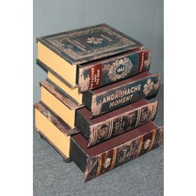 Misiny Kitap Şeklinde 002 4 Çekmeceli Komidin