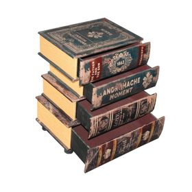 Misiny Kitap Şeklinde 002 4 Çekmeceli Komidin