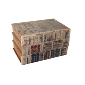 Misiny Kitap Şeklinde 3 Çekmeceli Ahşap Kutu