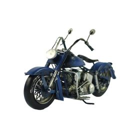 Misiny Mavi Metal Motosiklet Maketi