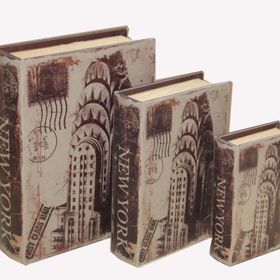 Misiny New York 3'lü Kitap Şeklinde Kutu