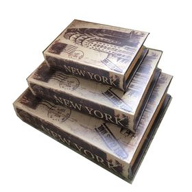 Misiny New York 3'lü Kitap Şeklinde Kutu