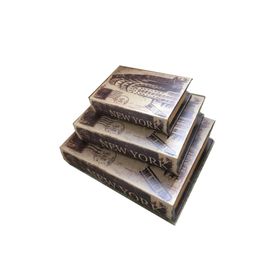 Misiny New York 3'lü Kitap Şeklinde Kutu