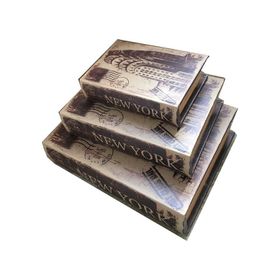 Misiny New York 3'lü Kitap Şeklinde Kutu