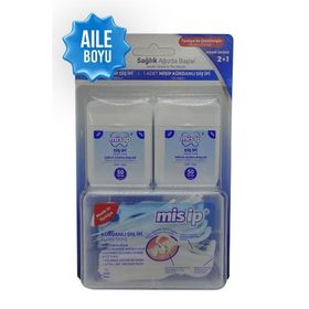 Misip 50 mt 2 Adet Diş İpi ve 50 Adet Kürdanlı Diş İpi