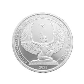 Mısır Tanrısı Gümüş Sikke Coin